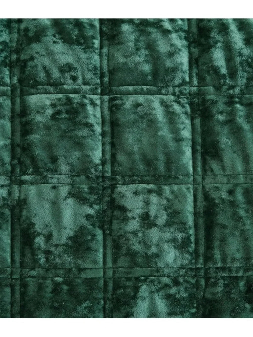 Plush Velvet Emerald Green cal king 3 piece Set